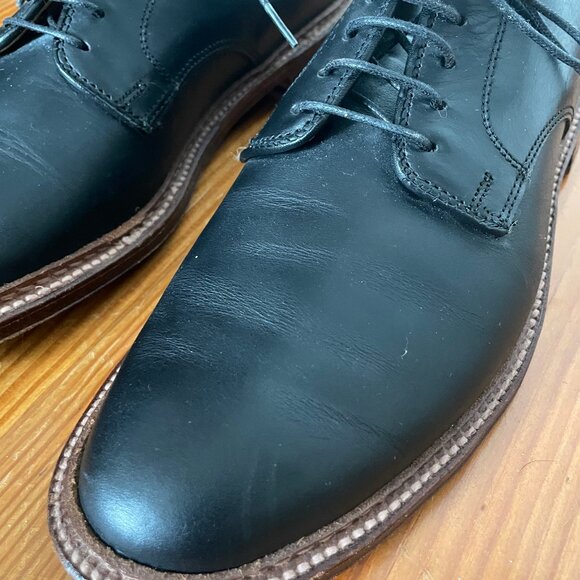 Alden Unlined Plain Toe Blucher Black Chromexcel Brown Sole Barrie Last Size 8 main image 11